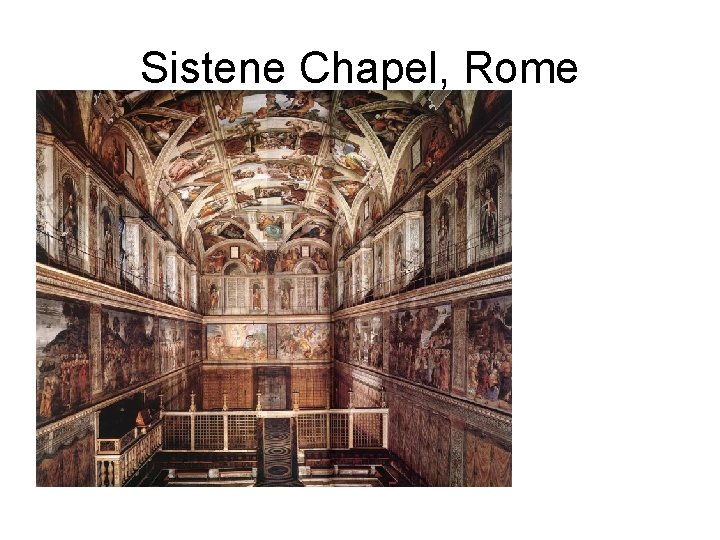 Sistene Chapel, Rome 