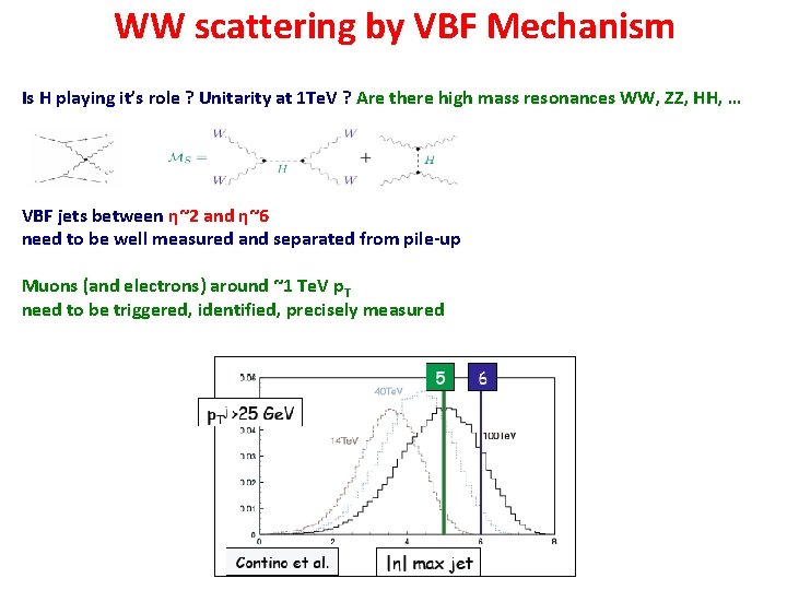 WW scattering by VBF Mechanism Is H playing it’s role ? Unitarity at 1