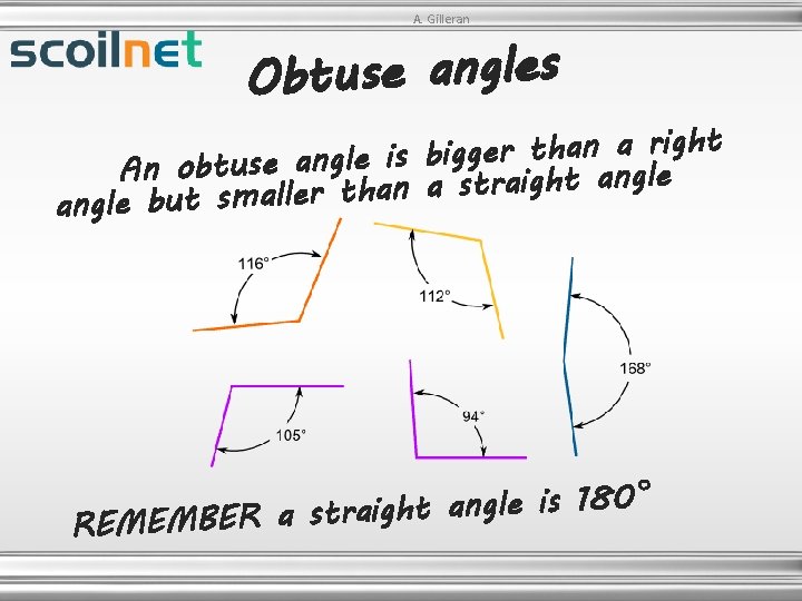 A. Gilleran s e l g n a e s u t b O