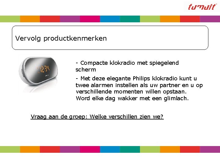 Vervolg productkenmerken - Compacte klokradio met spiegelend scherm - Met deze elegante Philips klokradio