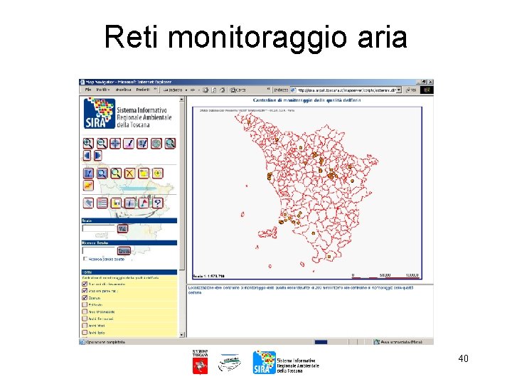 Reti monitoraggio aria 40 