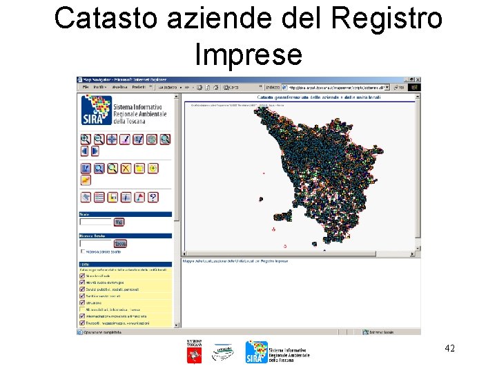 Catasto aziende del Registro Imprese 42 