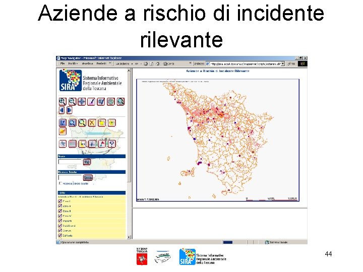 Aziende a rischio di incidente rilevante 44 
