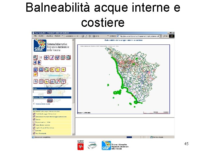 Balneabilità acque interne e costiere 45 