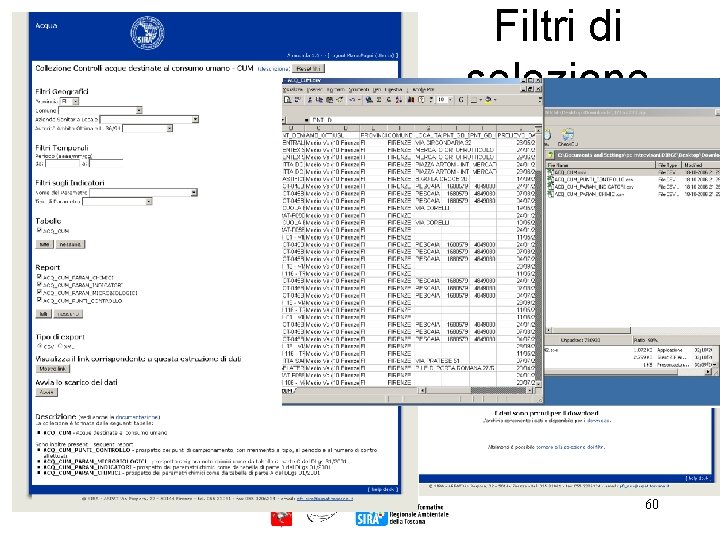 Filtri di selezione 60 