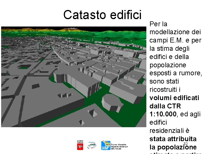 Catasto edifici Per la modellazione dei campi E. M. e per la stima degli