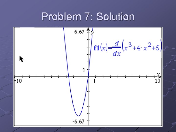 Problem 7: Solution 