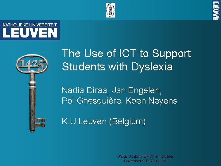The Use of ICT to Support Students with