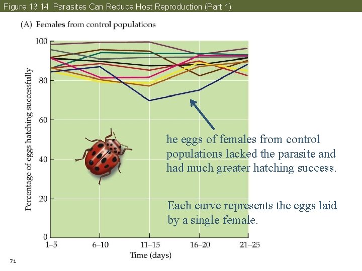 Figure 13. 14 Parasites Can Reduce Host Reproduction (Part 1) he eggs of females