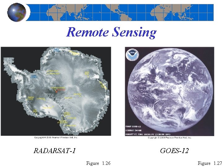 Remote Sensing RADARSAT-1 GOES-12 Figure 1. 26 Figure 1. 27 