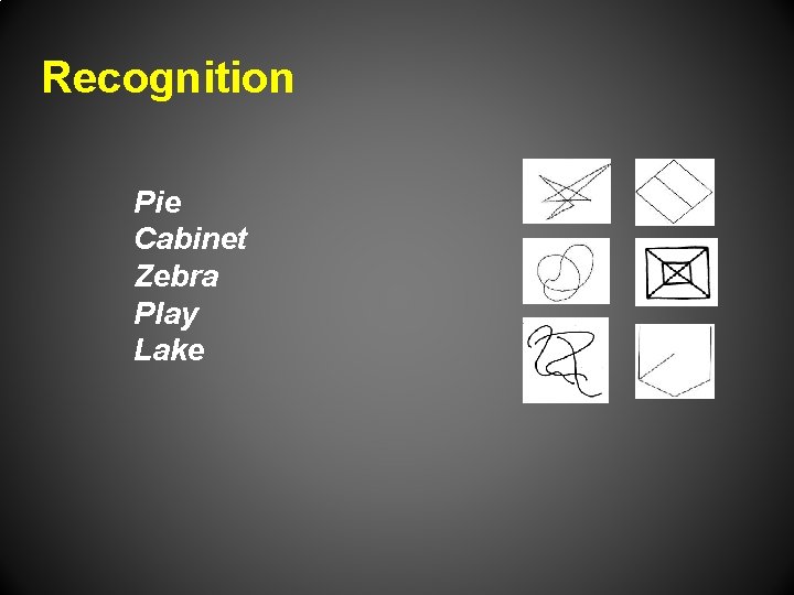 Recognition Pie Cabinet Zebra Play Lake 