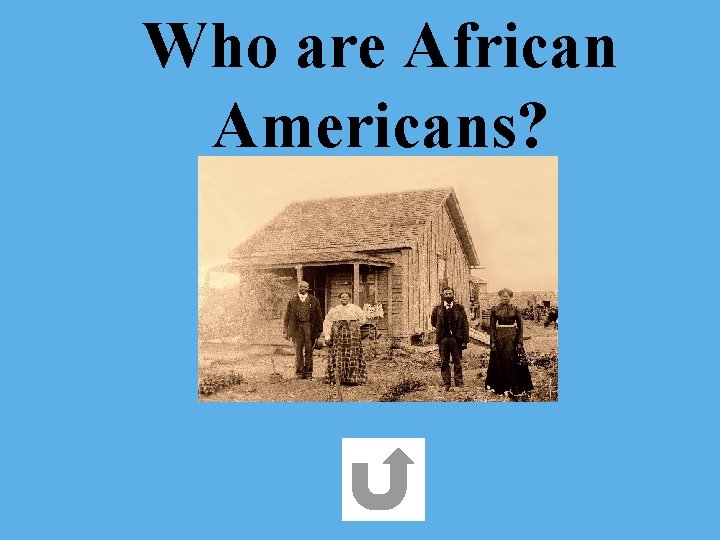 Who are African Americans? 