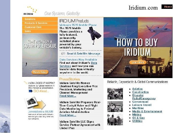 Iridium. com 