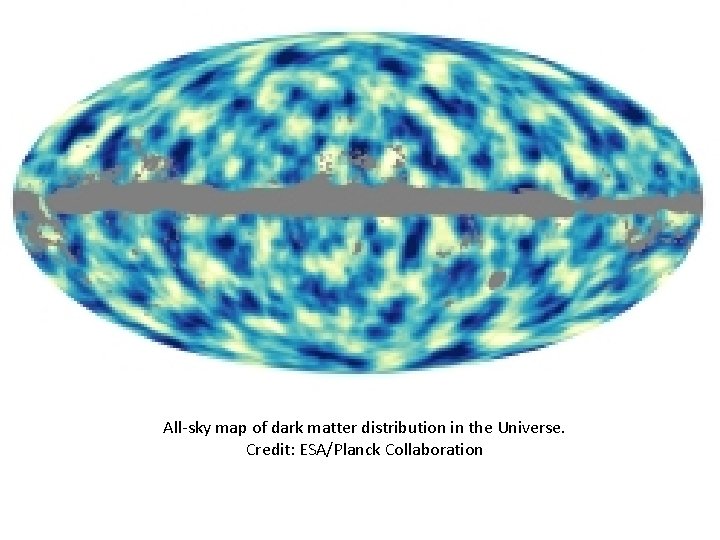 All-sky map of dark matter distribution in the Universe. Credit: ESA/Planck Collaboration 