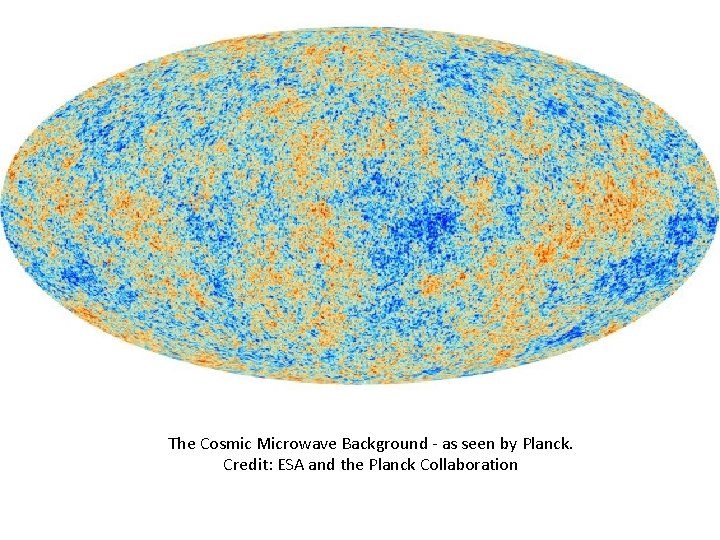 The Cosmic Microwave Background - as seen by Planck. Credit: ESA and the Planck