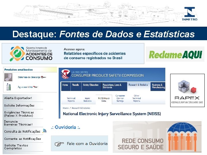 Destaque: Fontes de Dados e Estatísticas 