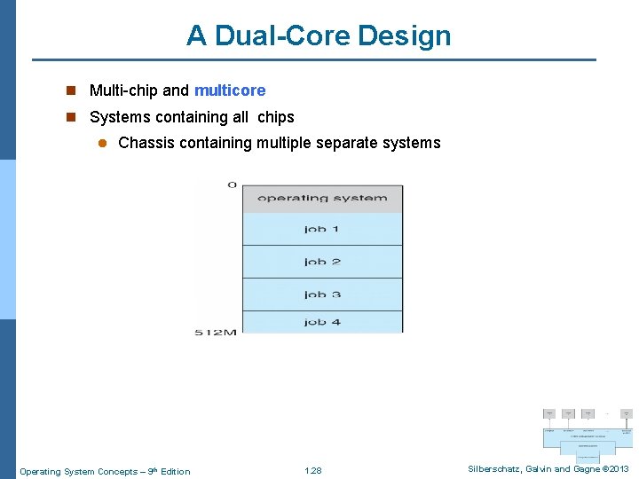 A Dual-Core Design n Multi-chip and multicore n Systems containing all chips l Chassis