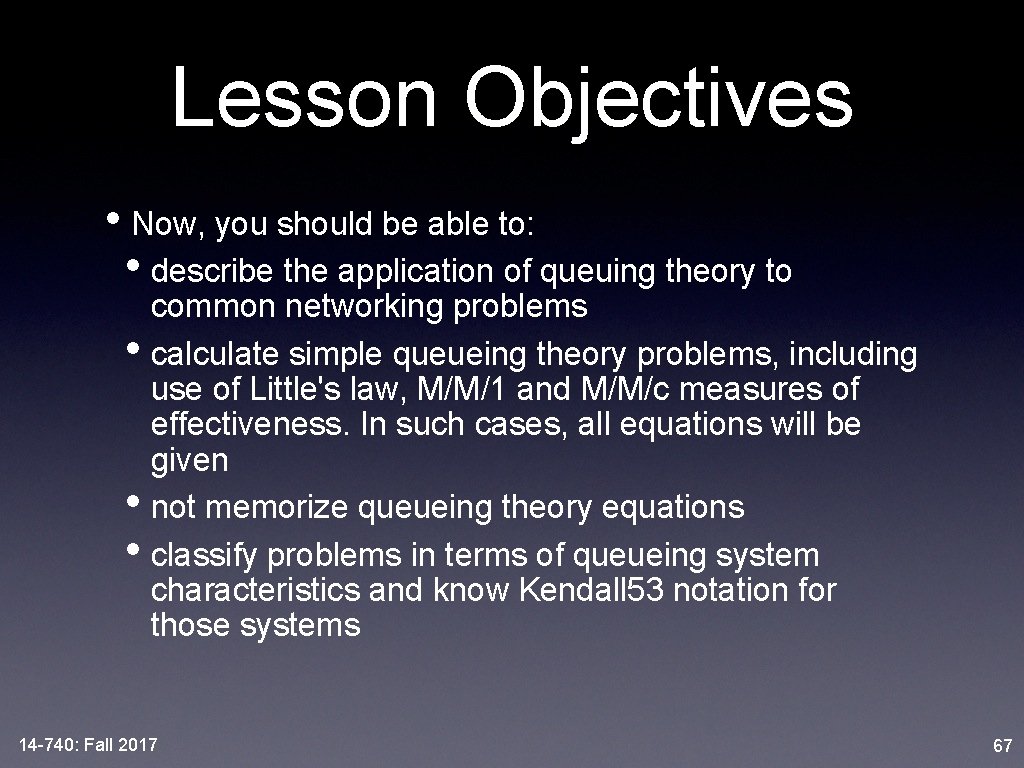 Lesson Objectives • Now, you should be able to: • describe the application of