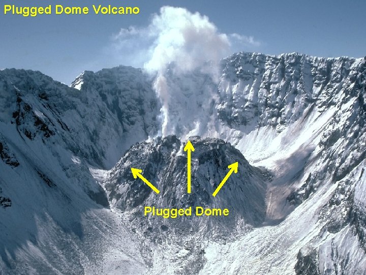 Plugged Dome Volcano Plugged Dome 