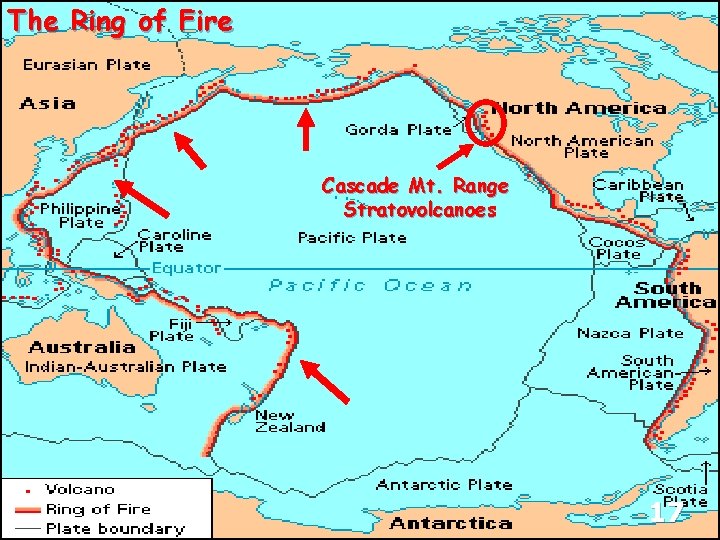 The Ring of Fire Cascade Mt. Range Stratovolcanoes 17 