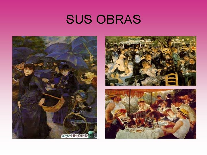 SUS OBRAS 