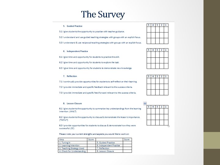 The Survey 