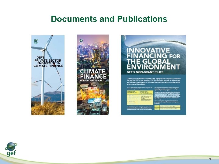 Documents and Publications 18 