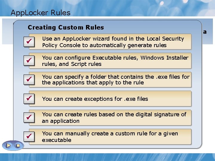 App. Locker Rules Create default. Custom App. Locker rules first, before manually Creating Rules