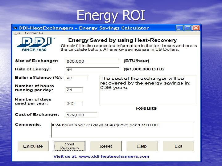 Energy ROI 