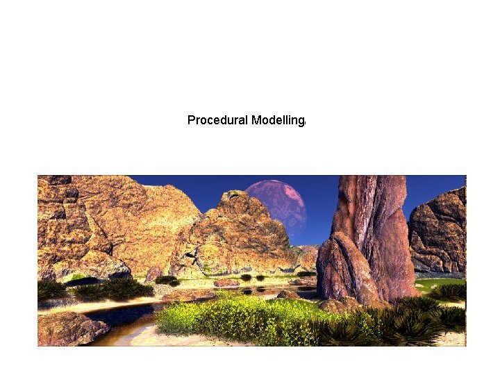 Procedural Modelling l 
