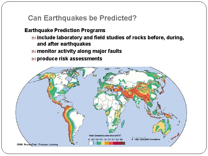 Can Earthquakes be Predicted? Earthquake Prediction Programs include laboratory and field studies of rocks