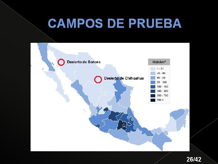 CAMPOS DE PRUEBA 26/42 