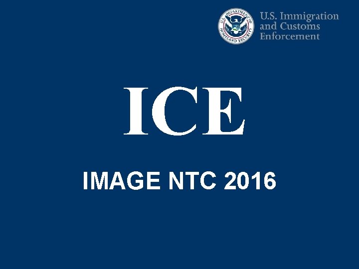 ICE IMAGE NTC 2016 