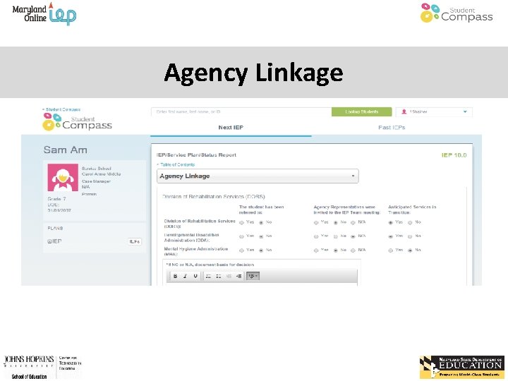 Agency Linkage 