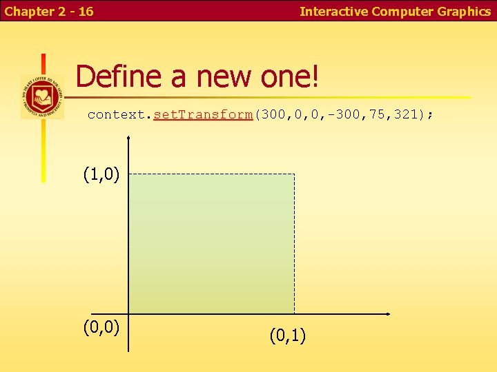 CS 352 Computer Graphics Programming and HTML Canvas