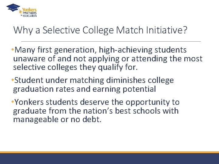 Selective Students Selective College Matching for Low Income First Generation