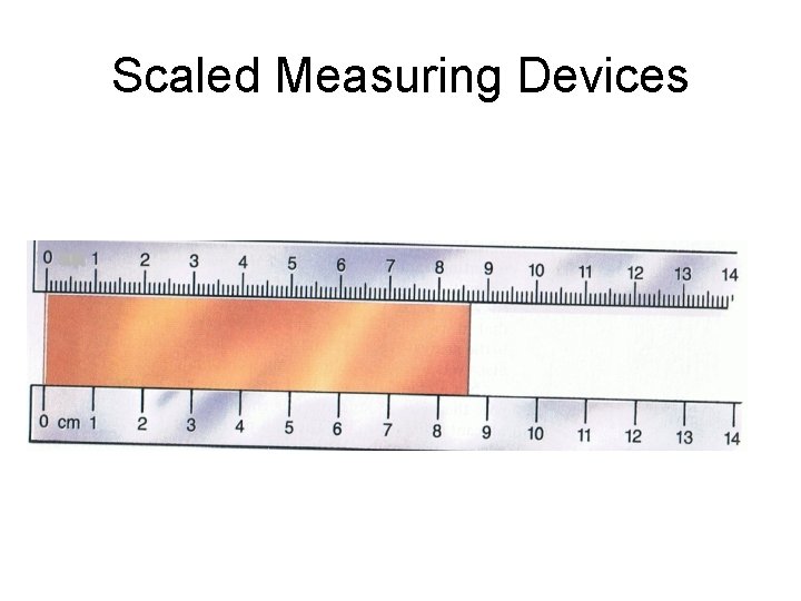 Scaled Measuring Devices 