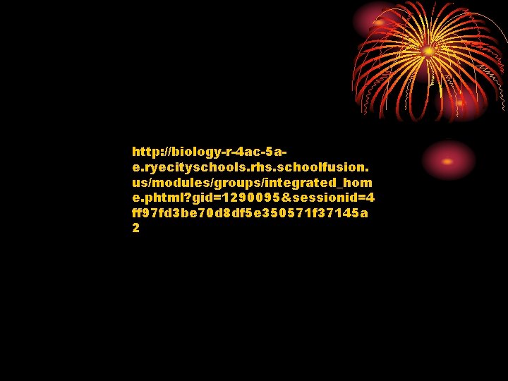 http: //biology-r-4 ac-5 ae. ryecityschools. rhs. schoolfusion. us/modules/groups/integrated_hom e. phtml? gid=1290095&sessionid=4 ff 97 fd