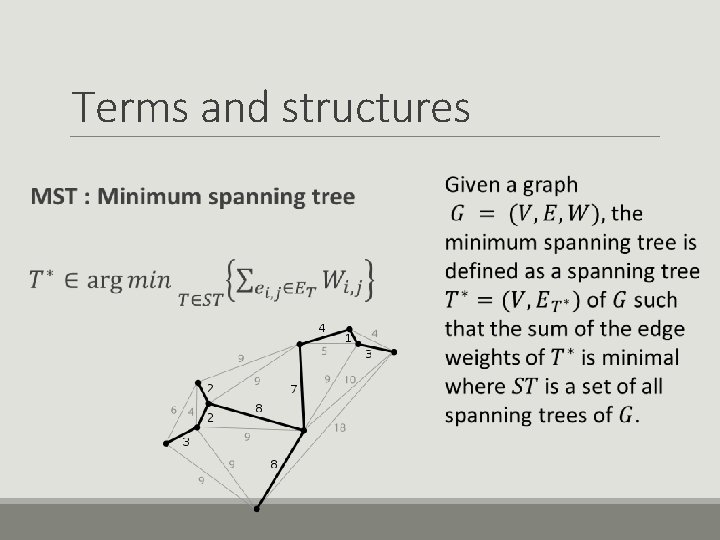 Terms and structures 