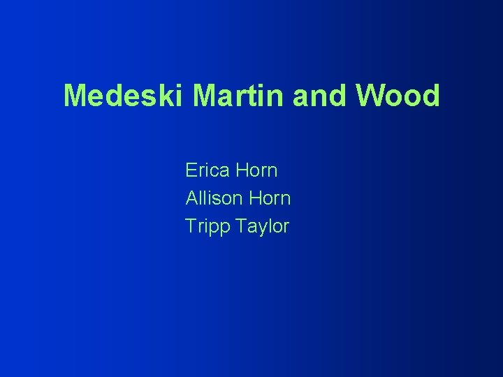 Medeski Martin and Wood Erica Horn Allison Horn Tripp Taylor 