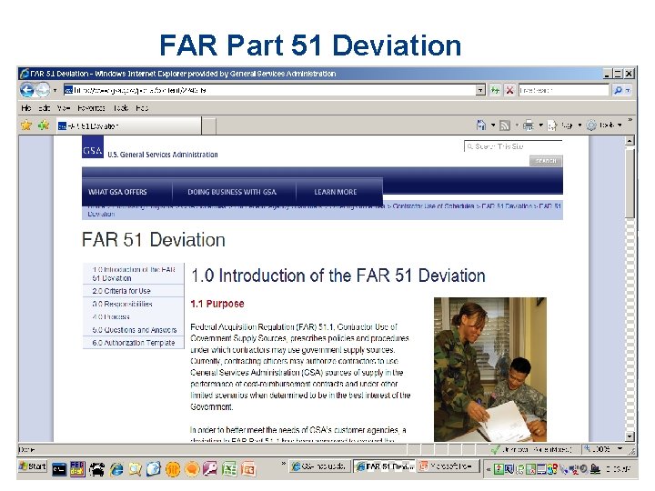 FAR Part 51 Deviation 5 