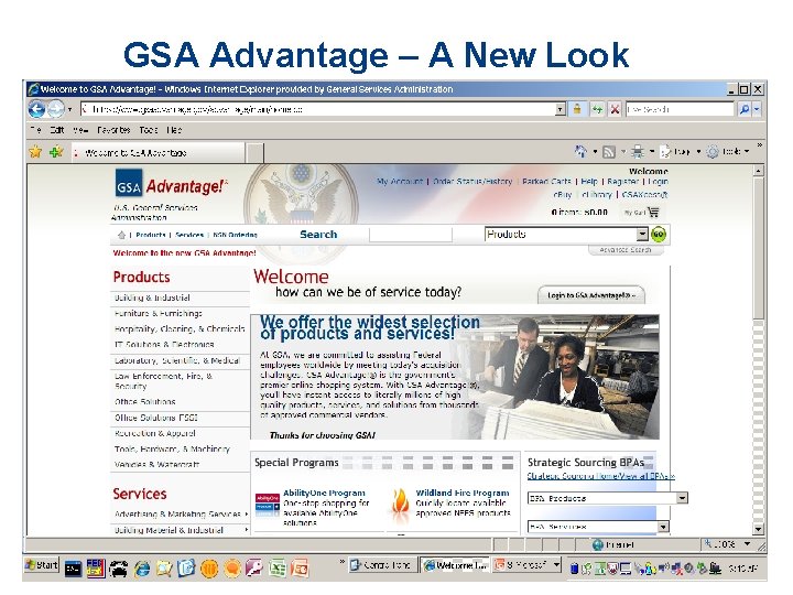 GSA Advantage – A New Look 8 