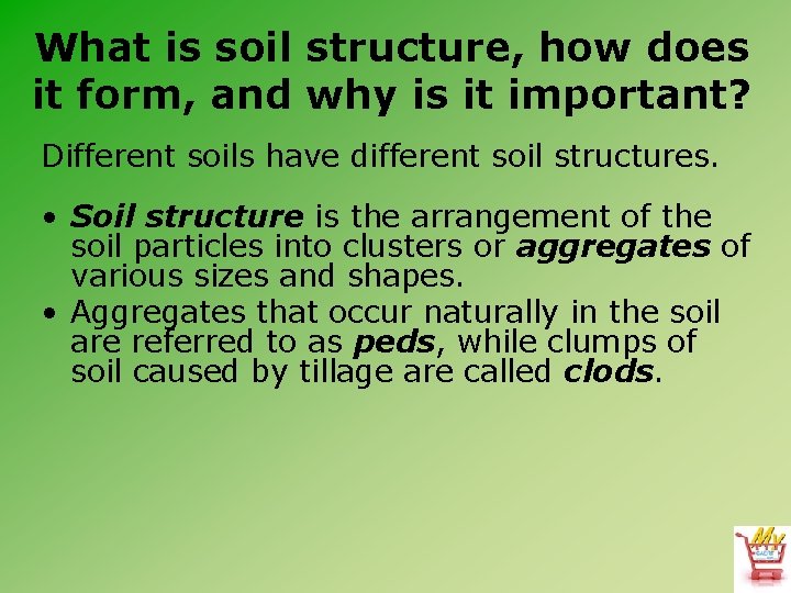 What is soil structure, how does it form, and why is it important? Different