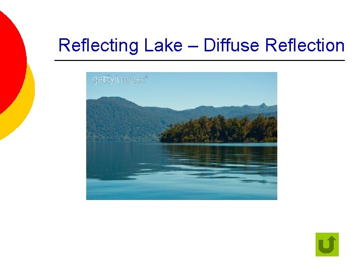 Reflecting Lake – Diffuse Reflection 