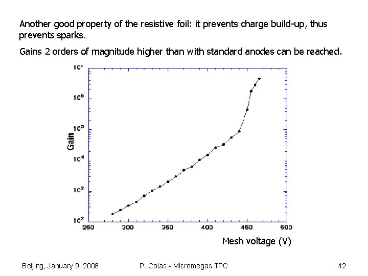 Another good property of the resistive foil: it prevents charge build-up, thus prevents sparks.