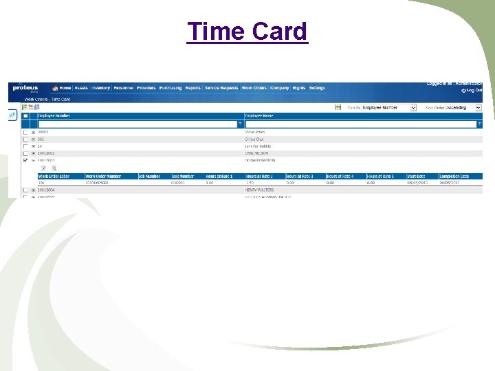 Time Card 