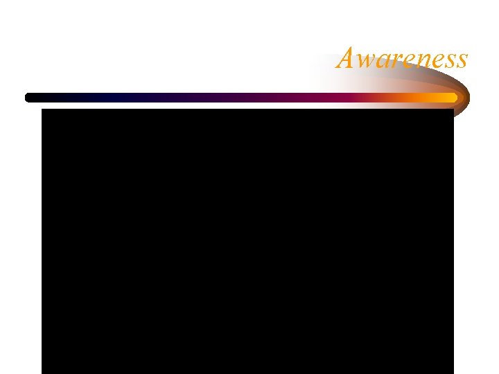 Awareness 