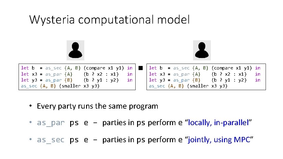 Wysteria computational model let b let x 3 let y 3 as_sec = as_sec