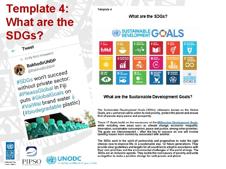 Template 4: What are the SDGs? Template 4: What are the SDGs?