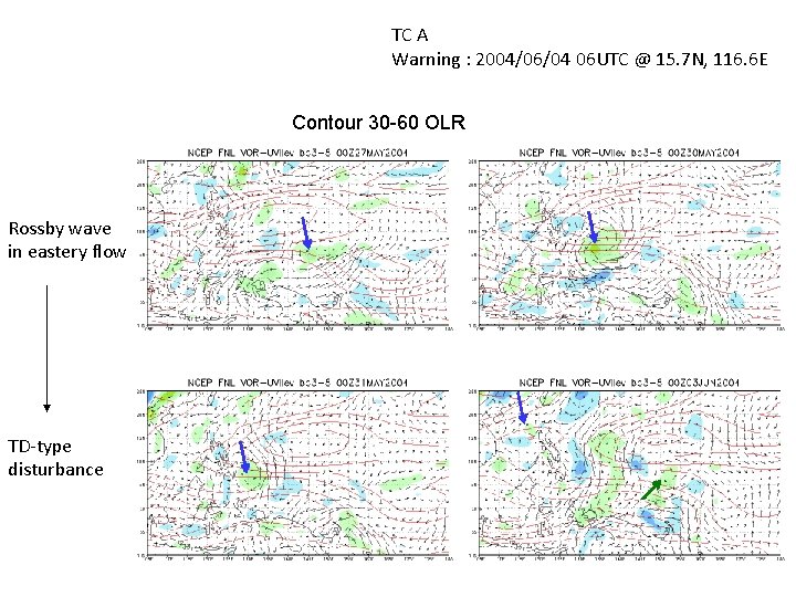 TC A Warning : 2004/06/04 06 UTC @ 15. 7 N, 116. 6 E